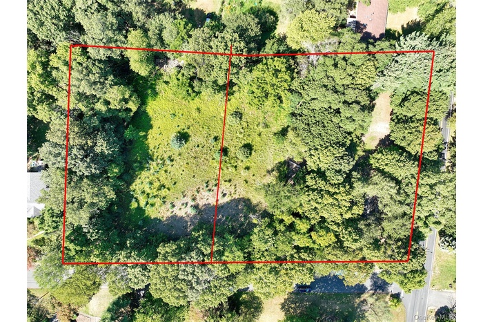 View of property location with property boundaries highlighted