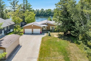Top 5 Reasons You Will Love This Home 1 Beautifully crafted brick bungalow offers 90' of private waterfront on the scenic Trent SevernWaterway, with a spacious attached two car garage ...