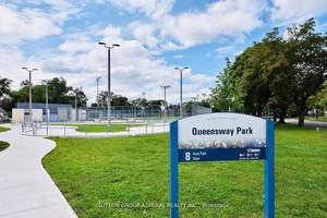 Absolutely Stunning Spacious 2 Bedroom condo At Sought After Queensway Park !
