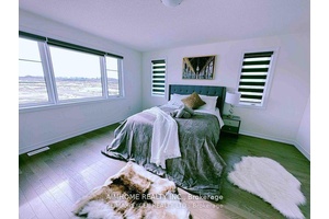 Detached 4 bedroom house with 3 full washroom on the second floor modern kitchen and breakfast area with ceramic flooring and 9 ft ceiling with lots of upgrade, oak staircase ...