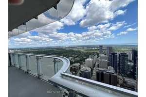 Luxury Condo Living At One Bloor, Stunning Suite On 63rd Floor Over Looking The Magnificent Unobstructed City View.