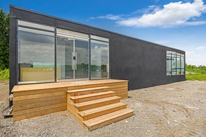 Modern Freestanding Mobile Office For Sale, Offering Approximately 1, 400 Square Feet Of Bright, Adaptable Workspace.