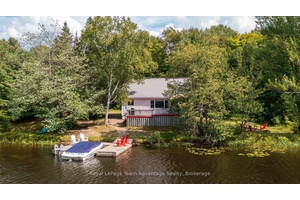 Fantastic opportunity to own a 4 bedroom, 1 bathroom cottage in the charming Village of McKellar on beautiful Grey Owl Lake.
