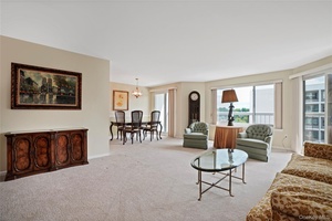 This charming two bedroom one and a half bath apartment has ample natural light.