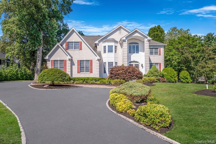 View of front of home with a front yard