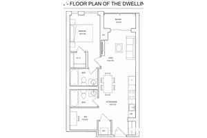 This 1 Den unit Functional Layout No Wastes Space.
