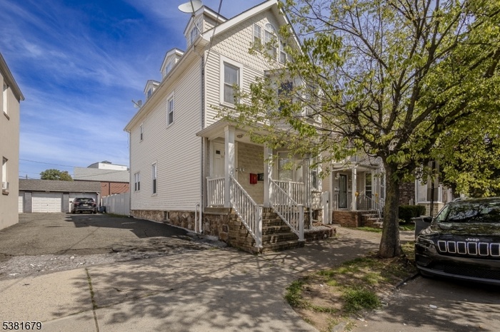 House from street left