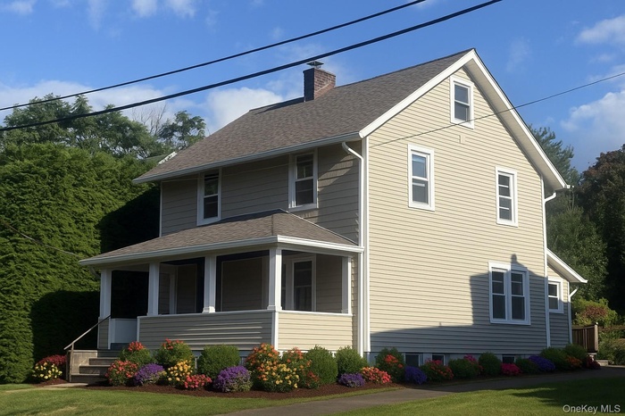 Welcome to 155 Clinton Ave!  (Digitally enhanced landscaping).