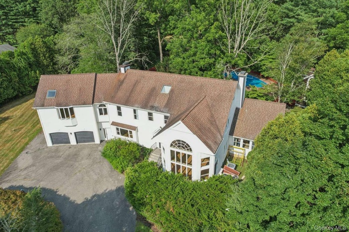 View from above of property