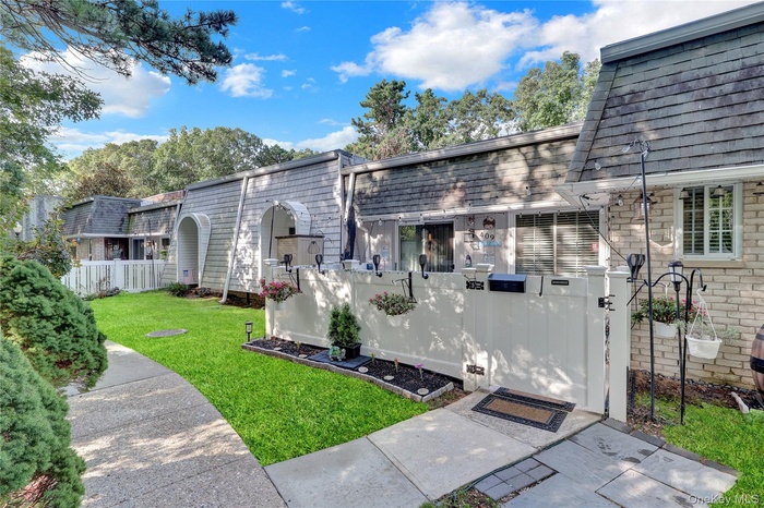 Rear view of property