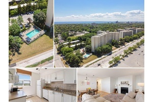 Freshly painted 2 bedroom, 2 bath condo with a stunning view of Lake Ontario from your private balcony.