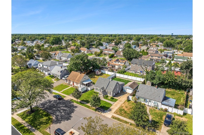 Aerial front view