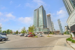 All Utilities included in rent EXCEPT Hydro Make this stunning 2 Bed 2 Bath Corner Condo in Square One area your home !