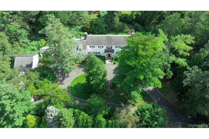 Aerial view of property from the front