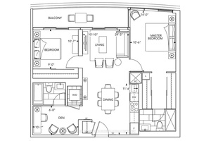 Tridel Built Via Bloor 2, East Tower, Rarely Offer For Sale 2E D 2 BEST LAYOUT 915 Sqf.