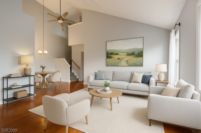 Virtually Staged Livingroom