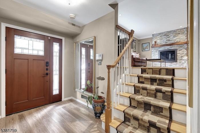 Light and bright foyer