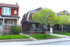 Bright and spacious 1 bedroom upper floor unit in Toronto's Junction Triangle, featuring a large living room, eat in kitchen, bathroom with water softener, and a private porch with dedicated ...