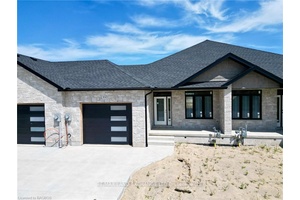 The interior is just about complete for this 1228 sqft freehold townhome at 443 Ivings Drive in Port Elgin.