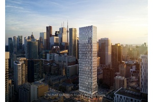 Elevate your lifestyle in Unit 5605 at 252 Church, an impeccably designed 1Bedroom Den suite offering sweeping, unobstructed city views through floor to ceiling windows.