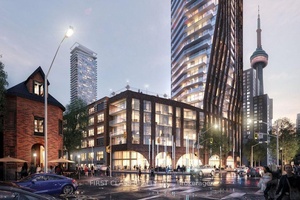 The luxurious one bedroom unit is located in the esteemed PJ Condos, nestled within a highly coveted neighborhood.