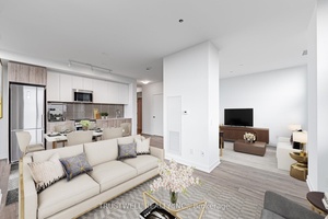 restigious Large Penthouse Corner Unit with high ceiling.