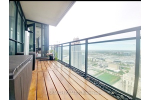 Turn key Lifestyle at Square One, FULLY FURNISHED amp ; AIRBNB ALLOWED at 4099 Brickstone Mews 3501 Start living your future the moment you get the keys.