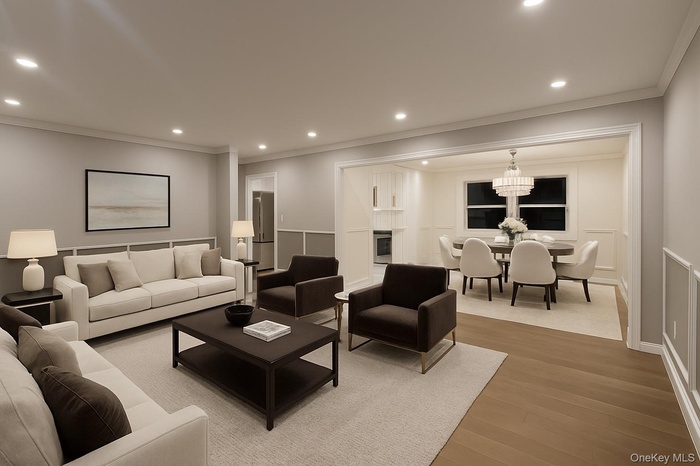 Rendered Living area
