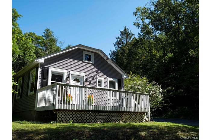 Front door and deck