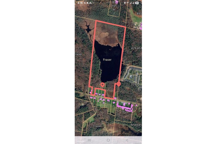 Map of property location with property boundaries highlighted
