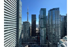 South facing, one bedroom condo at the sought after Cinema Tower, with a large balcony and unobstructed breathtaking views of the Cityand Lake Ontario.