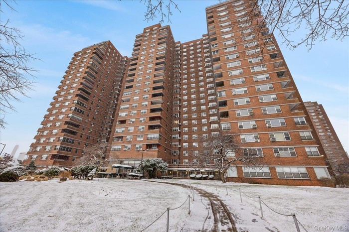 Snow covered property