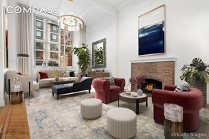 Iconic Artists Duplex at The Atelier 3BR, Double Height Ceilings ALL PHOTOS HAVE BEEN VIRTUALLY STAGED.