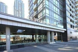 a bright and well designed 1 Den featuring a private balcony and spectacular city views.