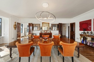 This exquisite 10 room apartment offers breathtaking views of the East River, with sun drenched oversized rooms and soaring ceilings that create a truly unique living experience.
