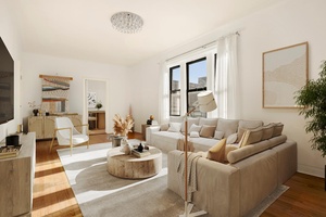 PRICE IMPROVMENT SUNNY, sunny top floor, southern exposure, garden views.