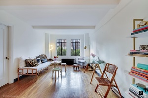 As you enter, this sun filled newly renovated and freshly painted one bedroom, you will find the greenery from the Tudor City parks below is most serene !