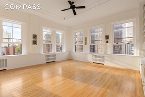 A rare opportunity to own this one of a kind, spacious, light filled Manhattan landmark apartment with expansive skyline views, high ceilings and 15 huge windows lining three sides.
