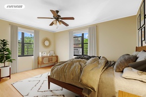 Welcome to this bright and elegant 2BR 2BA corner residence at 50 Park Terrace East.