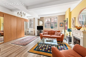 Introducing Lobby E, an elegant and spacious pre war 1 Bedroom, 1 Bathroom residence boasting the potential for easy conversion into a 2 Bedroom layout see alternate floor plan.