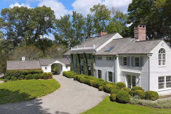 Totally renovated 1930's brick and clapboard home with magnificent views and almost 12 acres of cleared fields-  top location!
