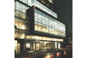 Luxury Condo The Bond Rarely Offered 1 Den Corner Unit, Facing Southwest, Approx 662 Sq Ft Balcony.