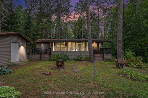 Welcome to 240 Pinewood Park Road H10, a seasonal retreat tucked within Pinewood Park, a family owned and operated campground just outside Cobden, Ontario and 14 miles from Renfrew.