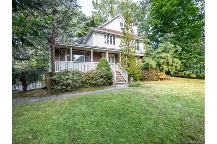 Front Of House With Covered Porch