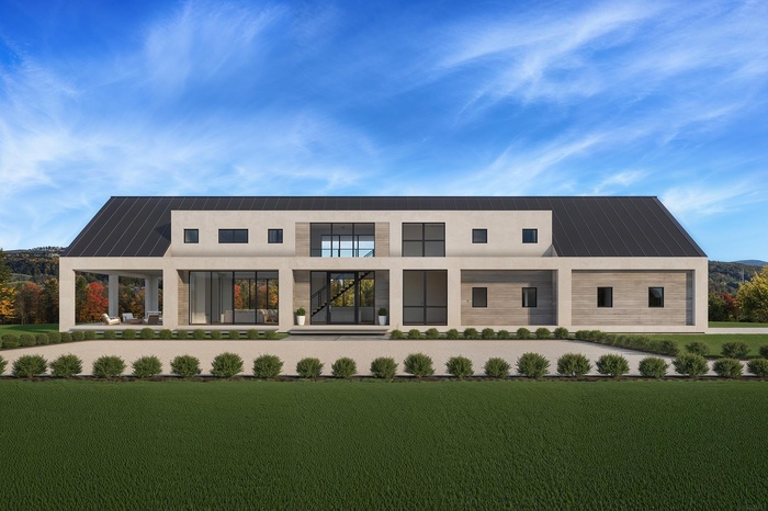 Rendering of Front of House