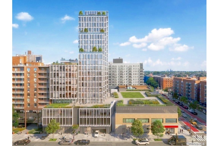View of property with a city view
