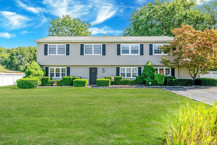 View of colonial inspired home