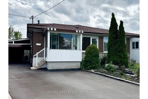 Welcome to this beautifully renovated 4 bedroom, 2 bathroom semi detached home, perfectly located with the backyard facing a quiet community park.