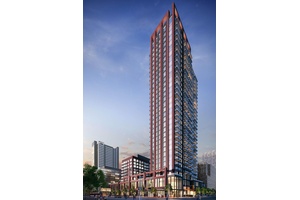 Stunning bright corner unit on 29th floor with breathtaking Southeast and Southwest views in Daniels' ArtWorks building.