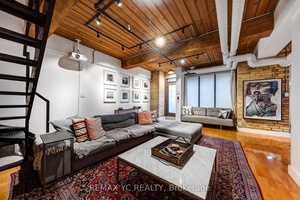 Don't Miss This Rare, True Authentic 2 Storey Loft Unit, Approximately 1, 500 sqft of living space Located Just West of Spadina Wellington.